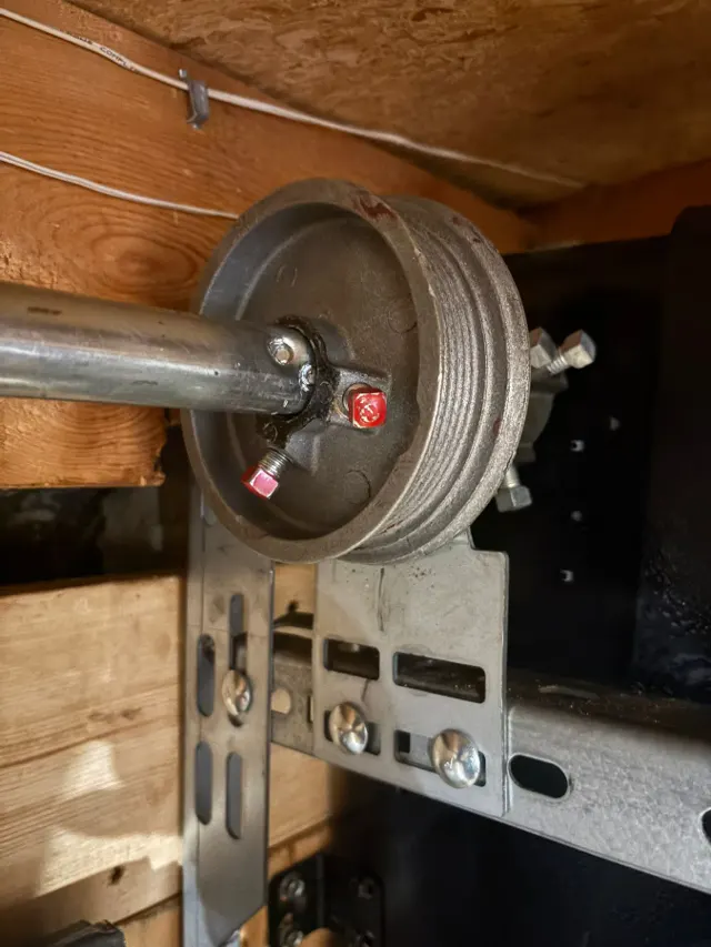 Torsion drum and hardware check – Garagetex project photo
