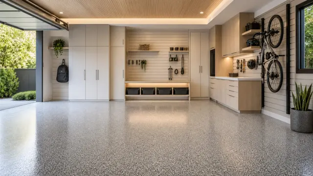 Bright coated garage floor – Garagetex project photo